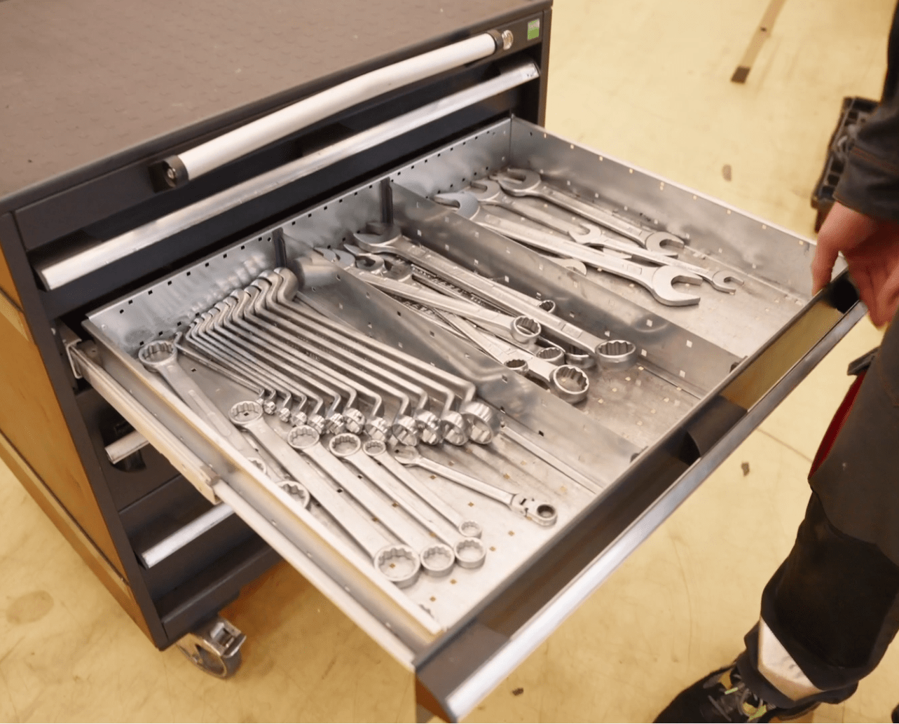 Unter Einsatz der cubio Betriebseinrichtung wird das Unternehmen den hohen Qualitätsansprüchen der Marke Linde Material Handling gerecht.